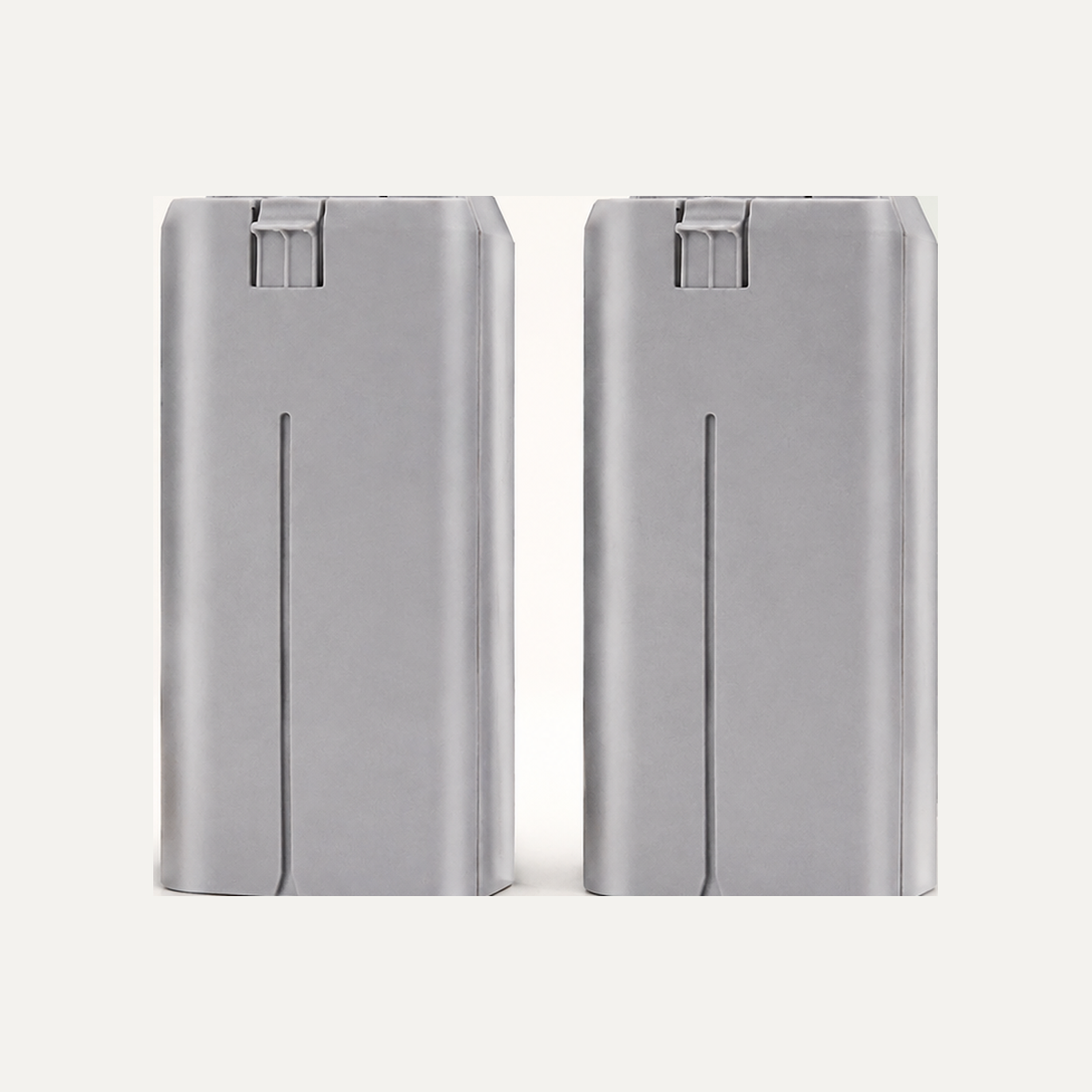 Third-party compatible 2-pack replacement batteries for DJI Mini 4K, Mini 2 SE, Mini 2, and Mini SE. Studio product photo.